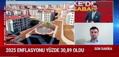 2025 enflasyonu y&uuml;zde 30,89 oldu