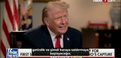 Trump'ın yeni rotası: Kara operasyonlarına başlıyoruz!