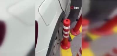 Avcılar'da direksiyon sınavından 7. kez kalan aday olay &ccedil;ıkardı