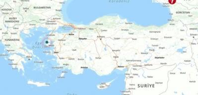 &Ccedil;anakkale a&ccedil;ıklarında deprem meydana geldi