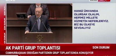 Cumhurbaşkanı Recep Tayyip Erdoğan Ak Parti'nin &uuml;ye sayısını a&ccedil;ıkladı