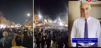 Eski Şah'ın s&uuml;rg&uuml;ndeki oğlu Pehlevi'nin Trump &ouml;vg&uuml;s&uuml; endişeleri artırdı