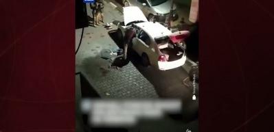 İsrail zulm&uuml; bitmiyor! Filistinli dede torunlarının yanında &ouml;ld&uuml;r&uuml;ld&uuml;