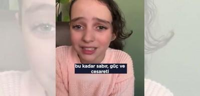 Gazzeli Nesrin g&uuml;c&uuml;yle t&uuml;m d&uuml;nyaya ders verdi: Bizi g&uuml;&ccedil;l&uuml; kılan sır işte budur!