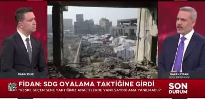 Hakan Fidan: Gazze'de bir&ccedil;ok konuda g&ouml;rev almaya hazırız