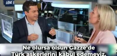 İsrailli Bakan: Gazze'de T&uuml;rk askerlerini kabul edemeyiz