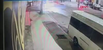 Tokat'ta kırmızı ışıkta ge&ccedil;en motosikletli kazaya davetiye &ccedil;ıkardı