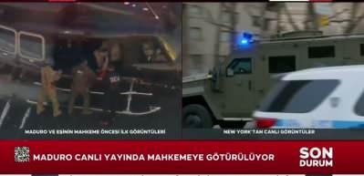 Nicolas Maduro helikopterle mahkemeye g&ouml;r&uuml;t&uuml;l&uuml;yor