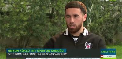 Beşiktaşlı Orkun K&ouml;k&ccedil;&uuml; Fenerbah&ccedil;e derbisinde g&ouml;rd&uuml;ğ&uuml; kırmız kart ile ilgili konuştu