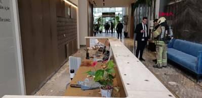 Site danışmasına bırakılan kargo paketi patladı