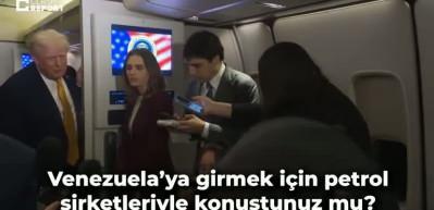 Trump'tan Venezuela itirafı: Operasyondan &ouml;nce petrol devleriyle g&ouml;r&uuml;şt&uuml;m
