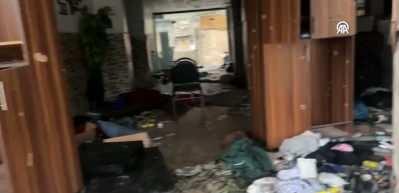  YPG/SDG'nin karargaha &ccedil;evirdiği hastane g&ouml;r&uuml;nt&uuml;lendi