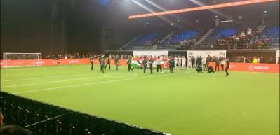 Gen&ccedil;Lig 2026: Lansman ma&ccedil;ında 'Filistin'e destek, şehitlerimize rahmet' pankartı