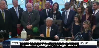 ABD Başkanı Trump: "Bize, İran'da infazların durdurulduğu bildirildi"