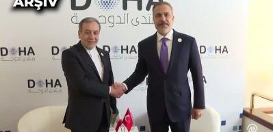 Bakan Fidan İranlı meslektaşı Erak&ccedil;i ile g&ouml;r&uuml;şt&uuml;