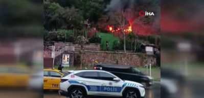 Beşiktaş&rsquo;ta korkutan yangın!