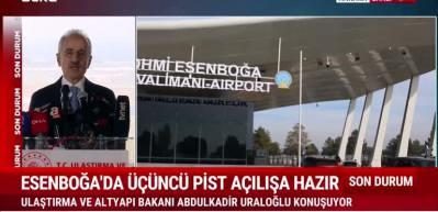 Esenboğa Havalimanı'na yeni pist! Bakan Uraloğlu'ndan a&ccedil;ıklamalar...