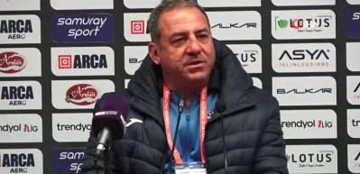 Fatih Tevek 4-1'lik yenilgi sonrası oyuncularını kutladı