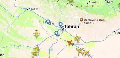 İran hava sahası u&ccedil;uşlara yeniden a&ccedil;ıldı