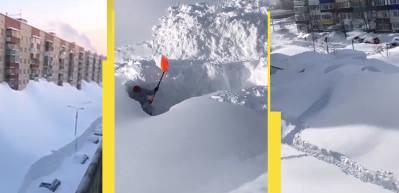 Kam&ccedil;atka'da kar kalınlığının 3 metreyi aştı