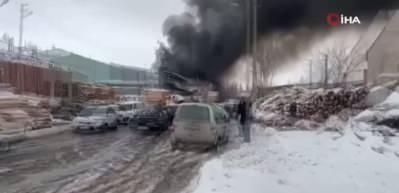 Kereste fabrikasında patlama: 5 yaralı