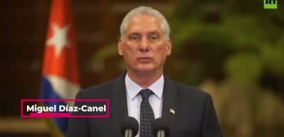 K&uuml;ba Devlet Başkanı Miguel Diaz-Canel, Trump'ın "anlaşma" &ccedil;ağrısına yanıt verdi