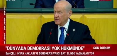 MHP lideri Bah&ccedil;eli: Bug&uuml;n&uuml;n d&uuml;nyasında ger&ccedil;ek hasta adam ABD'dir