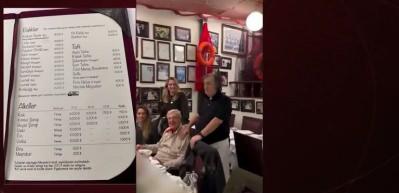 Rahmi Ko&ccedil;&rsquo;un balık keyfi yaptığı mek&acirc;nın men&uuml; fiyatları ortaya &ccedil;ıktı