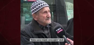 Erdoğan'ın baston hediye ettiği Recep amcadan duygusal s&ouml;zler