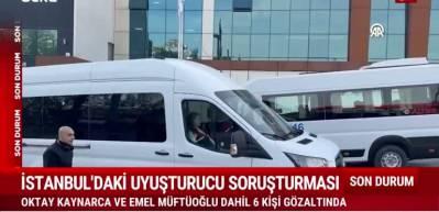 &Uuml;nl&uuml; oyuncu Oktay Kaynarca ve şarkıcı Emel M&uuml;ft&uuml;oğlu uyuşturucu operasyonunda g&ouml;zaltına alındı