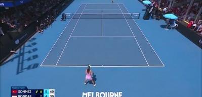 Avustralya'da tarih yazan T&uuml;rk tenis&ccedil;iden Filistin'e destek