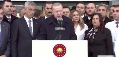 Cumhurbaşkanı Erdoğan, Aydın Şehir Hastanesi a&ccedil;ılışında konuştu