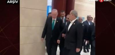 Cumhurbaşkanı Erdoğan, İran lideriyle g&ouml;r&uuml;şt&uuml;