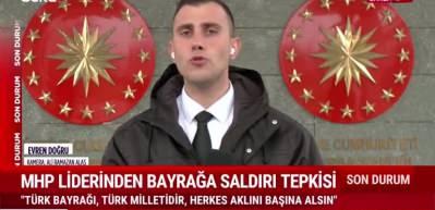 Devlet Bah&ccedil;eli'den T&uuml;rk bayrağına saldırı olayına ilişkin a&ccedil;ıklama