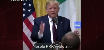 Trump'ın 2019'daki s&ouml;zleri yeniden g&uuml;ndem oldu: "K&uuml;rtleri melek gibi g&ouml;steriyoruz"