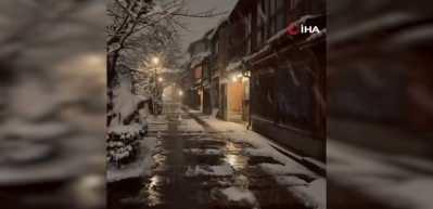 Japonya'da şiddetli kar yağışı: 4 &ouml;l&uuml;
