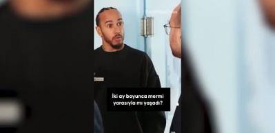 Lewis Hamilton, Gazze halkını desteklemek i&ccedil;in &Uuml;rd&uuml;n'e ziyarette bulundu