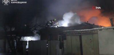 Rusya'dan Ukrayna'ya 21 f&uuml;ze ve 375 İHA ile saldırı