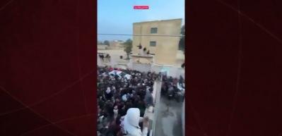 SDG kontrol&uuml;ndeki cezaevinden &ccedil;ıkarılan &ccedil;ocuklara ait g&ouml;r&uuml;nt&uuml;ler g&uuml;ndem oldu