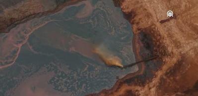 Suriye'de, SDG'den temizlenen b&ouml;lgelerde petrol &ccedil;ıkarılmaya başlandı