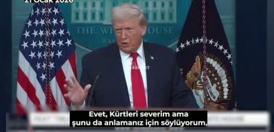 Trump: Biz K&uuml;rtleri korumaya &ccedil;alışıyoruz