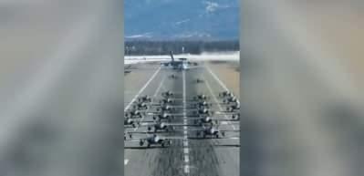 Trump tehdit etmişti! ABD savaş u&ccedil;aklarını konuşlandırıyor