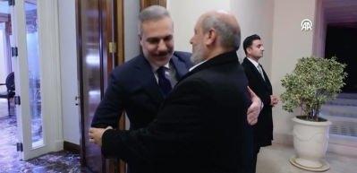 Bakan Fidan, Hamas heyeti ile g&ouml;r&uuml;şt&uuml;