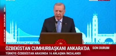 Cumhurbaşkanı Erdoğan: T&uuml;rk D&uuml;nyasının m&uuml;hr&uuml;n&uuml; bu asra vuracağız