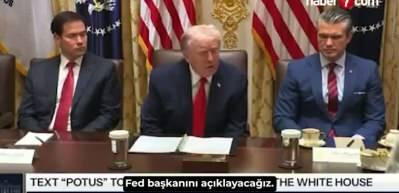 ABD Başkanı Trump, Fed başkanı adayını gelecek hafta a&ccedil;ıklayacaklarını s&ouml;yledi