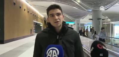 Beşiktaş'ın yeni transferi Yasin &Ouml;zcan İstanbul'a geldi