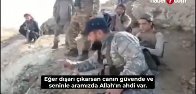 Ter&ouml;ristleri sıkıştırdıklarında b&ouml;yle seslenmişti! Ebu Musab Şennan: Biz M&uuml;sl&uuml;manız, canınız g&uuml;vende