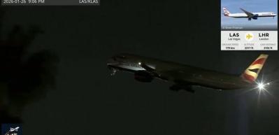 British Airways ait u&ccedil;ağın kalkışta tekerleği koptu