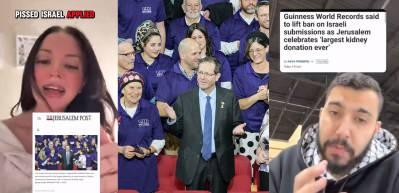 Katlettikleri Filistinlilerden &ccedil;aldıkları organlarla d&uuml;nya rekoru kitabına girdiler