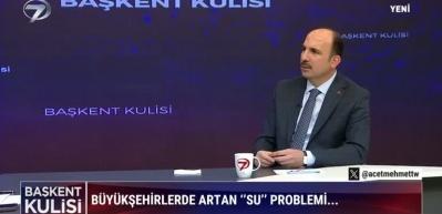  Konya B&uuml;y&uuml;kşehir Belediye Başkanı Uğur İbrahim Altay CHP'li belediyelerdeki su krizi hakkındaki konuştu